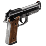 Beretta 92GTS Launch Edition 9mm 4.7" Bbl Stainless Steel/Black 10rd Pistol w/Walnut Grips J92XFMSDA20M1 - Additional Image 6