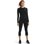 Under Armour Women's Heatgear Longsleeve Black/White Compression Shirt 1365459-00100 - Additional Image 5