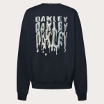 Oakley Men's Blackout L Lifestyle Stacked Metal Sweatshirt FOA407447-02E-L - Additional Image 2