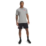 Under Armour Men's Freedom Tech Black/Red BFL Shorts 6000654-00100 - Additional Image 2
