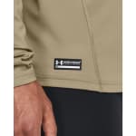 Under Armour Men's Tactical Longsleeve Federal Tan/Black Mock Shirt 1365388-49900 - Additional Image 3