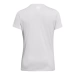 Under Armour Women's Tech Twist Shortsleeve Halo Gray/White Shirt 1384230-01400 - Additional Image 2