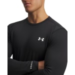 Under Armour Men's Coldgear Base 3.0 Crew Longsleeve Black Shirt 6005297-00100 - Additional Image 3
