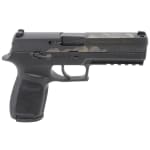 Sig Sauer P320 NWTF Engraved Edition 9mm 4.7" Nitron Black Contrast Sights Modular Polymer Grip (3) 17rd Magazines, Rail 320F-9-B-NWTF19
