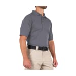 First Tactical Men's Performance Short Sleeve Polo Wolf Grey 112509-036 - Additional Image 5