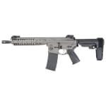 LWRC IC-A5 5.56mm NATO 10.5" 1:7" 1/2x28 Bbl Tungsten Grey Pistol w/SBA3 Brace ICA5P5TG10SBA3