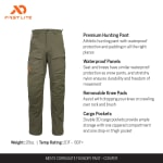 First Lite Men's Corrugate Foundry Pant Conifer 44x33 MBCGFCN4433