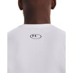 Under Armour Men's Heatgear Sleeveless White/Black Compression Shirt 1361522-10000 - Additional Image 5