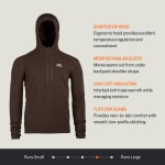 First Lite Men's Kiln Hoody Terra XL MTKHDTRXL