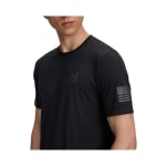 Under Armour Men's Freedom Flag Shortsleeve Black/Castlerock Shirt 6004096-00201 - Additional Image 2
