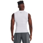 Under Armour Men's Heatgear Sleeveless White/Black Compression Shirt 1361522-10000 - Additional Image 1