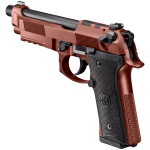 Beretta M9A4 Overlanding 9x19mm 5.1" Threaded Bbl SA/DA Clay Pistol w/(2)10rd Mags JS92M9A4GCLA10 - Additional Image 9