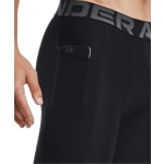 Under Armour Men's Heatgear Armour Black/White Long Shorts 1361602-00100 - Additional Image 4