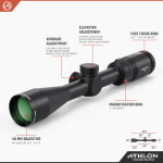 Athlon Neos HMR 3-9x40mm BDC250M SFP MOA Reticle Riflescope 216015