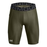 Under Armour Men's Heatgear Armour Marine OD Green/White Long Shorts 1361602-39000 - Additional Image 4
