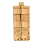 First Tactical Tactix Media Medium 500D Nylon Coyote Pouch 2.5x5.25x.75"" w/ 2 Hooked Lynx Attachments 180018-060-1SZ - Additional Image 1