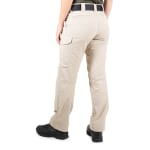First Tactical Women's V2 Tactical Pants 2-Way Stretch Water Resistant Double-Dyed Khaki 124011-055 - Additional Image 2