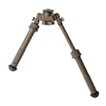 Atlas PSR Cerakoted No-Clamp AluminumBipod w/ (2) 10-32x3/8" Screws, 5-9.4" Height, 30 Degree Pan & Cant, 11.4 Ounces BT46-NC-FDE - Additional Image 2