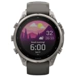 Garmin Fenix 9 Pro 47mm Titanium Smartwatch w/ Solar Display, Pebble Gray-Silver Gray Silicone Band 010-04338-05 - Additional Image 12