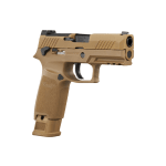 Sig Sauer M18 MA Compliant 9mm Luger 3.9" Bbl Striker Siglite Rail Manual Safety Modular Polymer Grip Coyote Pistol w/(3) 10rd Mags M18-9-CSS-MS-MA - Additional Image 1