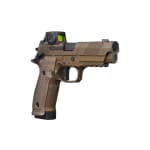 Sig Sauer P226X Agency 9mm 3.8" Bull Bbl Burnt Bronze Handgun w/ Romeo-X SIG-LOC Optic, Integrated Comp, 1x10rd Magazine 226X-9-AGENCY-RXSL-10 - Additional Image 1