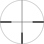 Vector Optics Continental x8 1-8x24i ED Fiber 30mm Monotube G4 Fiber Reticle 4" Eye Relief Illuminated Riflescope SCOC-51 - Reticle Image 1