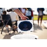 Turtlebox GameDay Series 2.0 Original Outdoor Bluetooth Speaker w/ Party Mode, Waterproof, 25hr Battery, White/Navy TB-ORIG-G3-WHT-DKBLUE-DKBLUE-2 - Additional Image 6