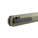 Tekto F2 Bravo Black D2 Blade OD Green G10 Handle Black Titanium Accents Fine Edge Folding Knife F2R-G1OD-D2BK1-A1 - Additional Image 3
