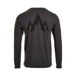 Pnuma Outdoors Side Swipe Long Sleeve Tee Shirt, Dark Grey Color 3XL LS-TS-SS-DG-3XL