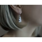 Alex Sepkus Platinum and Diamond "Evening Flowers" Earrings