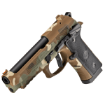 Beretta 92XI SAO 9mm 4.7" Bbl MultiCam Full Size Pistol w/(2) 18rd Mags SPEC0733A18 - Additional Image 3