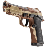 Beretta 92XI SAO 9mm 4.7" Bbl Chocolate Chip Camo Full Size Pistol w/(2) 10rd Mags SPEC0730A10 - Additional Image 5