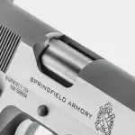 Springfield Armory 1911 Mil-Spec .45 ACP 5" Bbl Stainless Handgun w/ Fixed 3-Dot Sights, 1x7rd Mag PBD9151L - Additional Image 2