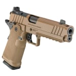 Springfield Armory 1911 DS Prodigy 9mm 5"Bbl Coyote Brown Handgun w/AOS Plate, U-Notch Trit Sights, Comp, 1x17rd & 1x20rd Mags PH9119AOSCB-COMP - Additional Image 1