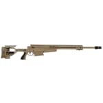 Accuracy International AX 300 Pale Brown chassis 24 inch barrel std brake Left Hand A-XM300WMPB24SM-LH