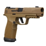 Sig Sauer P365 9mm 3.7inDH3 Striker X-Ray 3 Optic Ready Polymer Grip Comp Magwell Coyote Pistol w/(2) 21rd and (1) 17rd Steel Mags 365XF-9-DH3