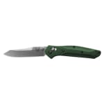 Benchmade 940 Osborne AXIS Reverse Tanto Green Aluminum Knife 940