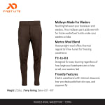 First Lite Men's Rugged Wool Wader Pant Terra XL MTRWPTRXL