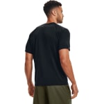 Under Armour Men's Tactical Tech Shortsleeve Dark Navy Blue/Clear Shirt 1005684-46500 - Additional Image 2