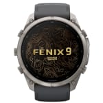 Garmin Fenix 9 Pro 51mm Titanium Smartwatch w/ inReach, AMOLED Display, Graphite-Black Silicone Band 010-04337-20 - Additional Image 1