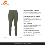 First Lite Women's Kiln Long Jane 2.0 Pant Conifer XT WBKL2CNXT