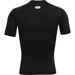 Under Armour Men's Heatgear Shortsleeve Black/White Compression Shirt 1361518-00100 - Additional Image 5