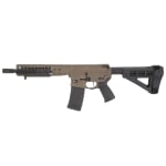 LWRC ICDI Direct Impingement 5.56 10.5" FDE Pistol wBrace ICDIP5CK10BR