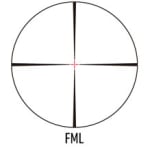 March F Tactical 3-24x52mm FFP FML Reticle 0.1MIL 6Level Illum Riflescope D24V52FIML-FML - Reticle Image 1