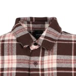 Oakley Men's Cocoa Brown/Mist/F Red Lifestyle Podium Plaid Ls Flannel FOA402573-9NX - Additional Image 3