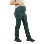 First Tactical Women's V2 Tactical Maternity Pants 2-Way Stretch Water Resistant Double-Dyed Spruce Green 124011M-812-0-U - Additional Image 3