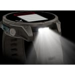 Garmin Fenix 9 47mm Titanium-Color Smartwatch w/ Built-In Flashlight, AMOLED Display, Pebble Gray Silicone Band 010-04762-00 - Additional Image 12