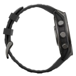 Garmin Fenix 9 47mm Carbon Gray DLC Titanium-Color Smartwatch w/ Built-In Flashlight, AMOLED Display, Black Silicone Band 010-04762-10 - Additional Image 4