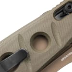 Benchmade Auto Adamas Magnacut 63-65HRC Drop-point Serrated 3.78" Knife w/Olive Drab G10 Handle 2750SFE-04 - Additional Image 3
