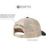 Beretta Washington USA 250 Hat Dark Green OSFA BWA89T16750716 - Additional Image 2